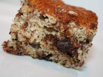 Banankage med chokolade og nødder, billede 2