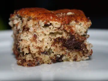 Banankage med chokolade og nødder, billede 1