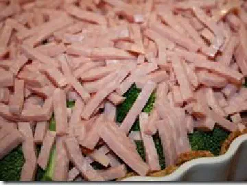 Broccolitærte med skinke, billede 4