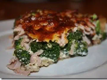 Broccolitærte med skinke, billede 1