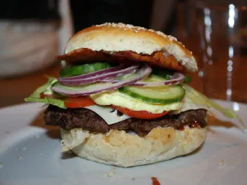 Burgerboller med rugmel, billede 1