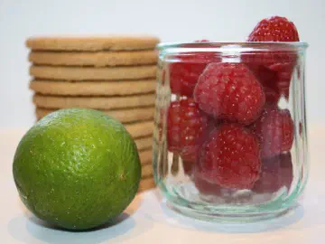 Cheesecake med hindbær og lime, billede 2