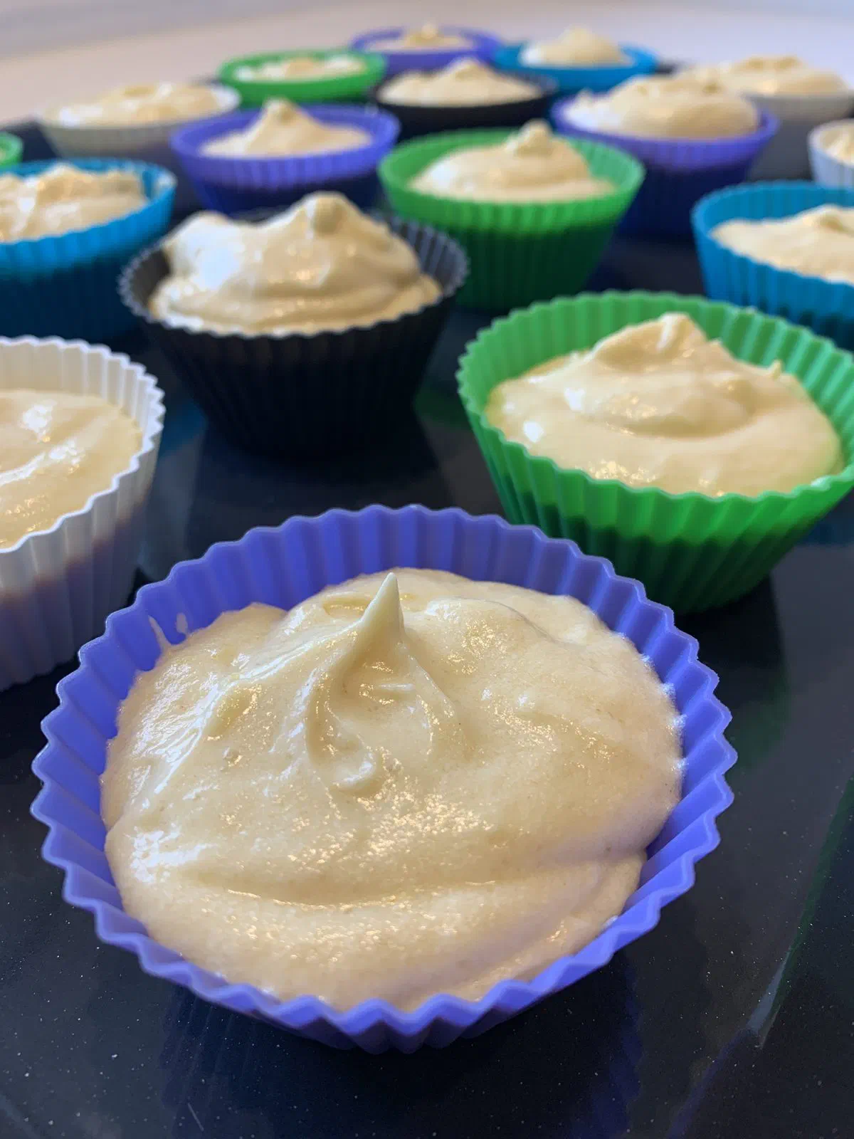 Citronmuffins med syrlig glasur