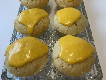 Citronmuffins med syrlig glasur, billede 8