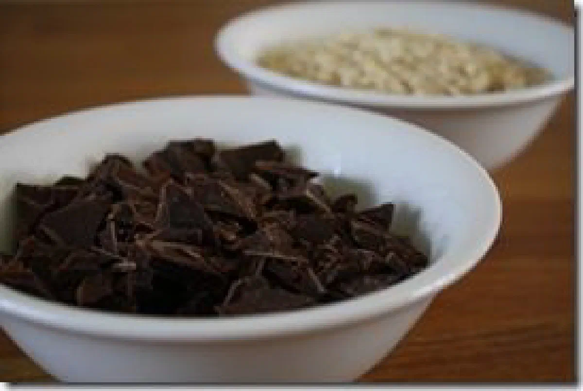 Cookies med havre og chokolade