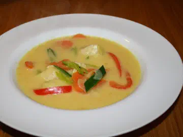 Karrysuppe med kylling og grøntsager, billede 1