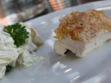 Kartoffelsalat med persille og karry, billede 5