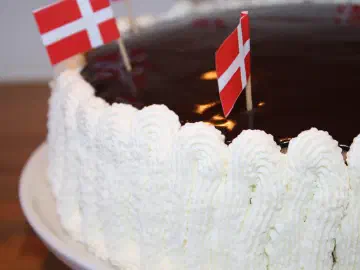 Lagkage med toblerone og banan, billede 5