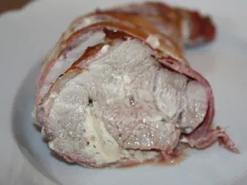 Mørbrad med pikantost og bacon, billede 6