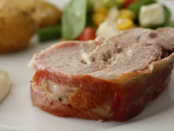 Mørbrad med pikantost og bacon, billede 8