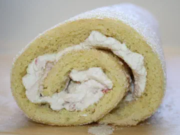 Roulade med friske hindbær, billede 6