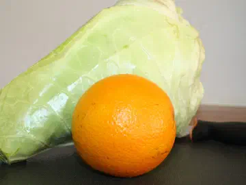 Spidskålssalat med appelsin, billede 2