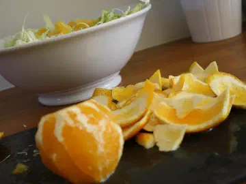 Spidskålssalat med appelsin, billede 4
